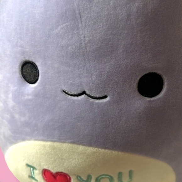 NWT Monica the Axolotl 12' RARE "Love U A Lotl” Valentine Plush Toy NWT 💜💜 - Picture 4 of 11